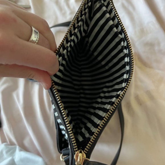 Kate Spade black Fremont Place Julian Leather Crossbody Bag purse *PLZ READ* - Picture 12 of 16
